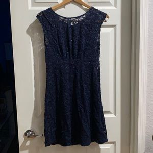 Navy blue INC dress